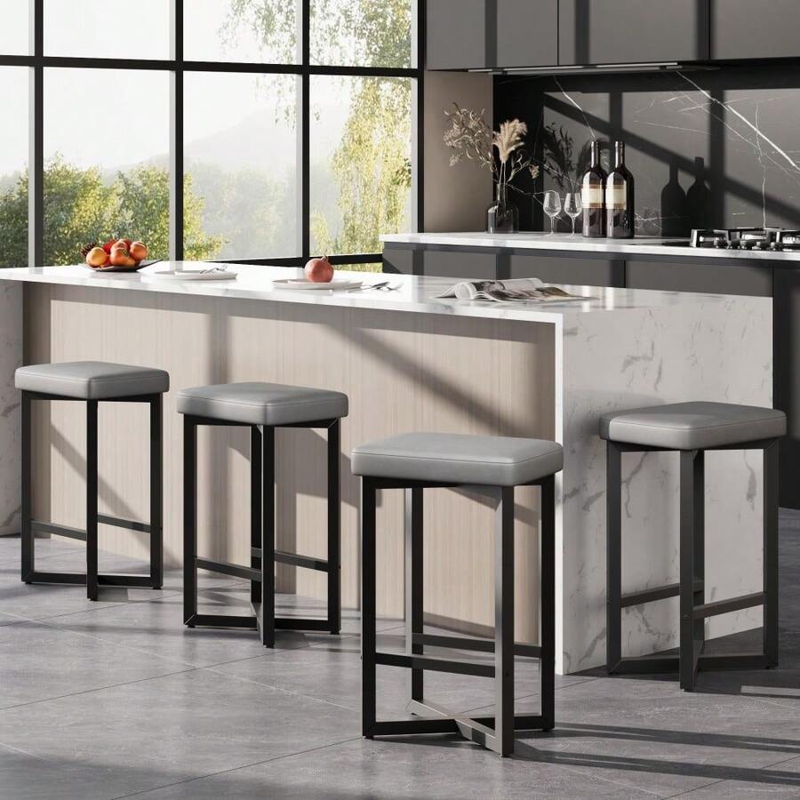 Barstools - Grey - View 1