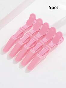 10/5/1pc Multi-Color Crocodile Hair Clips, Durable Non-Slip Grip, Easy To Style, Suitable For Dyeing, Perming And Sectioning, High-Quality Plastic Crocodile Clips, Suitable For Hairstylists And Home Users - Multicolor - View 11