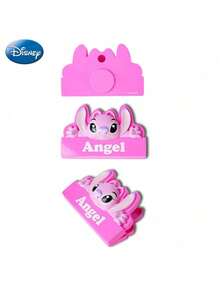Monogram 1PC Disney Officially Licensed Stitch And Angel Fridge Magnet Clip Cute Cartoon Magnetic Clip Can Hold Photos And Notes Decorative Ornament For Refrigerator Bookshelf Desk In Home Kitchen Office Nice Collectible Gift For Disney Fans - Stitch - View 8