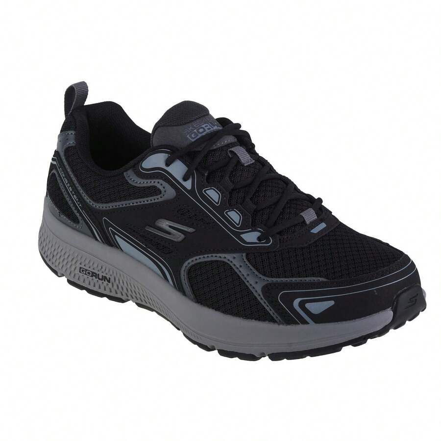 Skechers سكيتشرز جو رن كونسيستنت 220034-BKGY أحذية جري سوداء للرجال - الأسود - مشاهدة 1