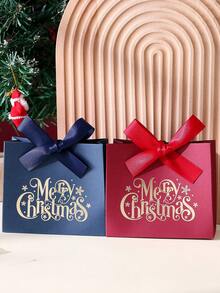 30pcs Christmas Gift Box Set With Ribbon, Merry Christmas Gift Packaging Box, Merry Christmas & Snowman Pattern, Christmas Party Gift Box, Christmas Decoration, Home Christmas Decor, Winter Decoration - View 10