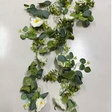 1pc/2pcs Silk Cloth Large Peony Vine (Handmade Plant, Normal To Have Some Shedding, Does Not Affect Normal Use) - Peony - White - View 12