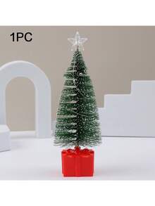 LED Pine Needle Colorful Christmas Tree, Glowing Candle Light, Creative Colorful Small Wind Lantern, Suitable For Room, Living Room, Holiday, Party, Birthday, Desktop Atmosphere Decoration, Christmas Holiday Gift - Pine Tree - View 12
