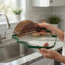 1pc Christmas Tree-Shaped Sink Strainer HolderA Kitchen Sink Strainer Holder (Mesh Bags Not Included) Featuring A Wide-Mouth Design For Collecting Food Scraps And An Anti-Clogging Function; A Versatile And Handy Kitchen Storage Accessory. - Sink Filter Rack - View 6