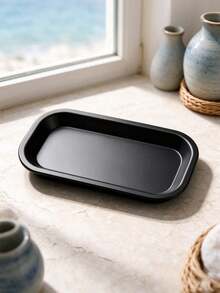1 pieza Bandeja de almacenamiento negra mate, diseño resistente a los arañazos y duradero, bandeja organizadora de escritorio para accesorios de fumar - negro - Ver 11