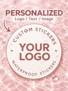 1/24/96/180pcs Customizable All-Match Round Stickers, Personalized Text, Pattern & Exclusive Content, Minimalist Versatile Design, Suitable For Gift Packaging, Sealing Decoration, Scrapbooking, Diary Decoration, Card Decoration - Multicolor 1 - View 4