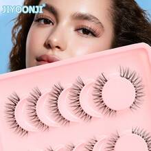 6 Pairs Natural False Eyelashes, Fluffy Soft And Lightweight 3D Faux Mink Lashes, Suitable For Daily Eyelash Extension, Suitable For Daily Use - Black - View 11
