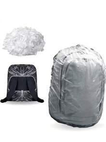New 110CM Extra Large Waterproof Rain Cover, Backpack Rain Cover, Outdoor Backpack Waterproof Rain Cover, Lightweight Elastic Protective Cover, With Elastic Band, Compact And Easy To Carry, Suitable For Hiking, Travel And Cycling Protection (Fits Under Airplane Seat Storage) - Multicolor - View 6