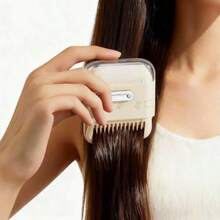 2-In-1 Multi-Function Bangs Comb For Girls, Split End & Flyaway Hair Trimming Comb, Hair Thinning Comb, Home Hair Cutting Tool For Trimming And Thinning - Multicolor - View 2