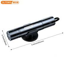 Emergency Safety Hammer Car Window Breaker With Seat Belt Cutter, Portable Car And Home Escape Tool - A - View 5