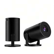 2026 Mini Smart Projector, 4K Decoding & Native 360P HD, WiFi Bluetooth 5.0, Auto Keystone Correction, Built-In Apps, Portable For IPhone/Android/TV Stick, Home Theater Outdoor Camping Gaming Projector (31 Languages Manual) - Black - View 13