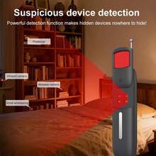 Detektor Kamera Hotel, Perangkat Deteksi Anti-Pengintaian, Pemindai Sinyal GPS Nirkabel, Pencari Lensa Inframerah, Detektor Medan Magnet Anti-Pengintaian, Detektor Keamanan Privasi untuk Perjalanan Bisnis - View 2