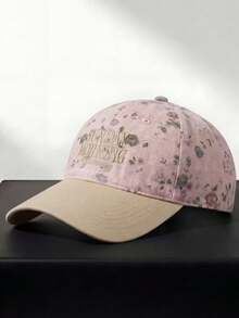 1pc Vintage Floral Casual Women's Versatile Baseball Cap - Multicolor - View 5