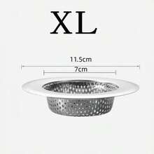 1pc Stainless Steel Kitchen Sink Drain Strainer, Sink Drain Filter, Vegetable Washing Basin, Wash Basin Anti-Clogging Mesh - Multicolor - View 14