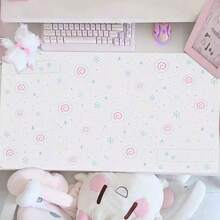 Leather Mouse Pad, Extra Large Desk Mat, Cute Japanese And Korean Snowflake Leather Mouse Pad, Non Slip, Waterproof, Stain Resistant, Wear-Resistant Desktop Protection Pad, Student Computer Table PU Mat, Leather Desk Pad For Office Gaming Home Decor - View 7