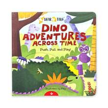 beartale Dinosaur Time Adventure Interactive Pull-Slide Board Book, Toddler Interactive Dinosaur Story Book, Fun Dinosaur Adventure Book, Children's Early Education Learning Activity Toy, Birthday Gift, Christmas Gift - Multicolor - View 10