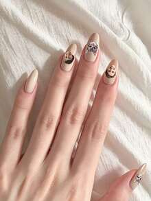 Personalized Face Nail Stickers, Customizable Portrait & Pet Portrait Nail Decals, Self-Adhesive, Upload Your Own Photo For Customization, Women & Party Gift, Unique Commemorative Style, 0.8-1cm Mini Size, Home DIY Nail Art Decoration - Multicolor - View 3