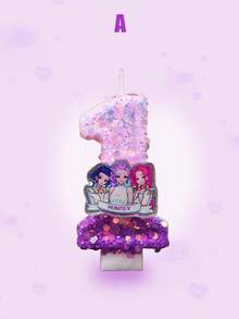 1pc Kpop Desktop Candle Decor, Perfect Desktop Decoration To Create Festive Atmosphere, Suitable For Party Or Gathering Decoration Candle Gift, School Supplies Material, Room Decor - A - View 13