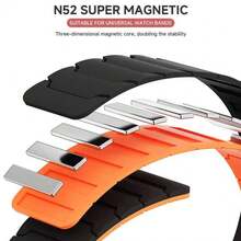 22mm Magnetic Silicone Watch Band, Compatible With Huawei Watch GT5 GT4 3 46mm And Balance - 22mm - View 2