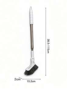 Multifunctional Cleaning Brush, Extendable Long Handle Cleaning Brush, L-Shaped Crevice Brush, Suitable For Bathroom And Kitchen Tiles, Walls, Floors, Bathroom, Living Room, Kitchen, Windows, Ideal Cleaning Tool For Autumn And Winter - A - View 10