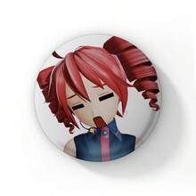 Pop Virtual Singer Kasane Soft Button Pins Cute Cartoon Girl Badge Round Brooch On Backpack Accessories Jewelry Gift For Friend Cartoon Badge Creative Anime Figure Pins - 58 mm - View 22