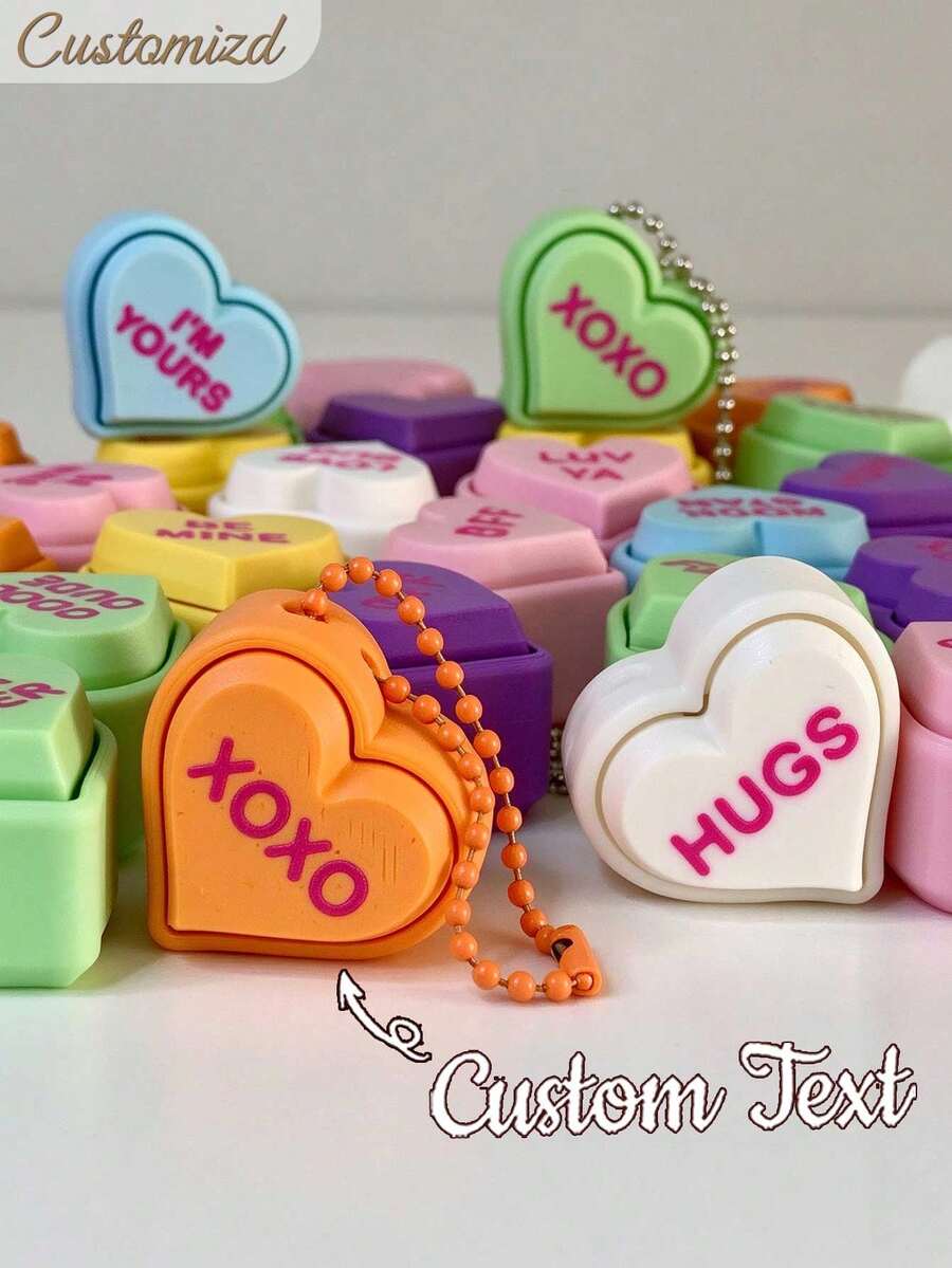 Personalized Name Keychain, Custom 3D Printed Name Tag, Cute Backpack Charm, Personalized Key Holder Gift For Kids, Friends & Family - Multicolor - View 1