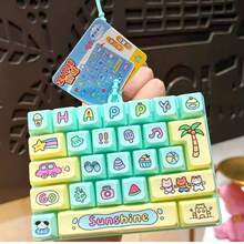 [Satisfying Click] Mini Mechanical Keyboard Stress Relief Toy | 26 Colorful Keys | Real Mechanical Feel | Dual Mode (Silent/Crisp) | Ultimate Office Stress Reliever | Bag Charm | Creative Gift For Colleagues - Multicolor - View 14