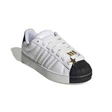 Adidas Sepatu Sneakers Wanita Terbaru Clover, Sepatu Sneakers Kasual Serbaguna dengan Ujung Berbentuk Cangkang - Hitam dan Putih - View 5