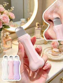 1 dụng cụ lấy mụn đầu đen, dụng cụ làm sạch lỗ chân lông mặt với lưỡi thép không gỉ, dụng cụ lấy mụn trứng cá thủ công cầm tay, dụng cụ chăm sóc da làm đẹp cho mũi và mặt, nhiều màu pastel, dụng cụ chăm sóc da lấy mụn đầu đen - Nhiều màu - Xem 5