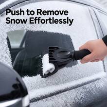 1pc Car Windshield Ice Scraper, Snow Removal Tool With Comfortable Handle, Frost Scraper For Clearing Ice And Snow From Vehicle Windows, Portable Winter Car Accessory, Suitable For SUV And Truck - Multicolor - View 6