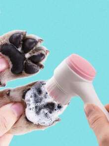 1pc Pet Paw Cleaning Brush, Suitable For Cats And Dogs - Multicolor - View 7