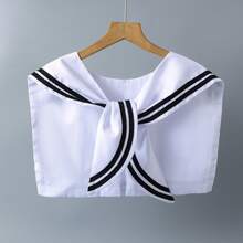 1pc Navy Style Shawl Fake Collar, Versatile For Women, Suitable For Spring, Summer, Autumn, Winter, Can Be Paired With Skirts, Tank Tops, T-Shirts, Sweaters And More - Multicolor - View 16