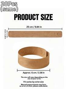 Customizable Paper Wristbands, 2 Colors Available, Soft And Comfortable, Can Print Your Custom Text Or Logo, Suitable For Party Entry, Large Events, Concerts, VIP Access, Festivals, Nightclubs And Event Identification - Multicolor - View 15