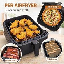 Rack For Air Fryer. It Is Not Suitable For Appliances With A Diagonal Measurement Below 27 Cm. - 1Pc - View 3
