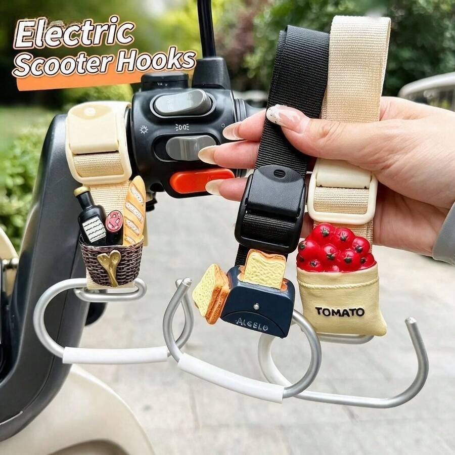 yucen Electric Scooter Airplane Head Front Universal Extended Hook Suitable For Niu Electric Motorcycle Delivery Heavy Load - A - View 1