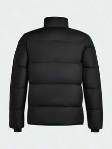 Adidas Men's Down Jacket 2026 Winter New Outdoor Sports Casual Warm Windproof Stand Collar Jacket KF8760 - Black - View 8