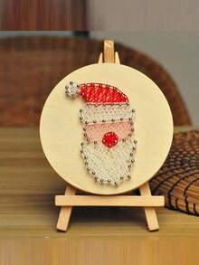 1 Set Handmade DIY String Art Embroidery Kit, Linear Pattern String Art (Unfinished), Includes All Necessary Accessories And Frame, Suitable For Adult Beginners, String Art Craft Kit For Wall Decor - Sets - View 12