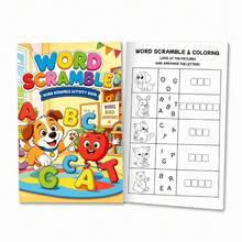 Toddler English Enlightenment Coloring Practice Book Children's English Educational Game Book Word Maze Sudoku Find & Seek Toddler English Enlightenment Educational Book | Word Puzzle + Word Spelling + Maze Coloring + Sudoku + Find & Seek Colorable Children's Early Education Game Practice Book - Multicolor - View 6