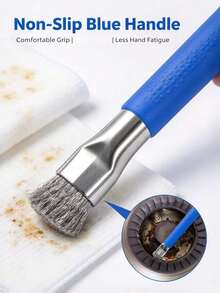 New Packaging Dual-Head Small Steel Wire Brush Kitchen Stove Cleaning Multi-Function Gap Dual-Head Multi-Function Cleaning Brush Set, Multi-Purpose Gap Cleaning Brush, Practical Tool, Easily Remove Household Stains, Deep Clean Damage-Free Brush, Suitable For Cleaning Stove Surface Gap Dust, Kitchen Grease Cleaning Accessory, Essential Tool For Daily Deep Cleaning, Portable Dual-Head Design, Efficient Cleaning Tool, Suitable For Daily Household Use. - Multicolor - View 8