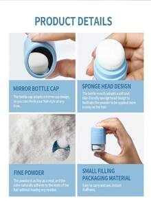 Bedak Penambah Volume Rambut Kering Tanpa Bilas dengan Kepala Spons Penyerap Minyak – Bedak Penambah Volume Rambut Alami, Tahan Air dan Keringat. Pengontrol Minyak Instan, Penambah Volume Akar Rambut, Wadah + Kepala Spons Penambah Volume, Tekan dan Aplikasikan dengan Tepat, Ringkas, Praktis, Portabel, Cocok untuk Perjalanan, Mengatasi Rambut Berminyak, Penambah Volume Akar Rambut, Perbaikan Cepat Sebelum Pesta Liburan. Bedak Pewarna yang Praktis. - 3-in-1 - View 8