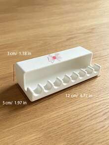 8-Slot Bowknot Makeup Brush Holder, Nail Art Shadow Pen Rack, Eyebrow & Nail Art Shadow Pen Desktop Storage Rack, Beauty Tool Storage Base, Shadow Anti-Curing, Anti-Drip Nail Art Shadow Pen Rack - Multicolor - View 10