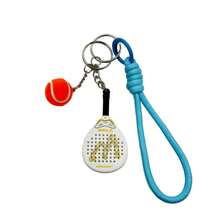 Padel Racket Keychain, Mini Padel Racket Design, Unisex, Bag Accessory, Suitable For Car, Wallet And Backpack, Perfect Holiday Gift - Multicolor - View 9