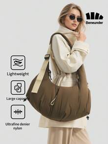 Beneunder Portable Crossbody Soft Bag LC010 - Wood Brown - View 1