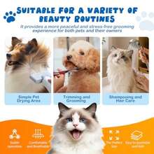 1pc Foldable Pet Grooming Stand (60*40*33cm), Portable Elevated Pet Bathing Rack With Breathable Mesh Surface, Suitable For Dogs And Cats Bathing, Drying And Grooming, Fits Large, Medium And Small Dogs And Cats - 60*40*33cm - View 9