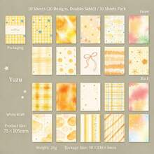 Double-Sided Material Paper, Soft Mist Color Card Series, Salt-Style Fresh Decorative Scrapbook Material Paper, Suitable For Notebooks, Diaries, Scrapbooks, Back To School Season, School Opening Season - A - View 15