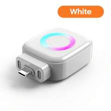 140W Type-C Fast Charging With Auto Shut-Off, Overcharge Protection For Battery, Suitable For Night Charging, Black & White - Multicolor - View 5