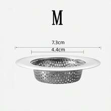 1pc Stainless Steel Kitchen Sink Drain Strainer, Sink Drain Filter, Vegetable Washing Basin, Wash Basin Anti-Clogging Mesh - Multicolor - View 9