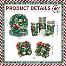 The Grinch Officially Licensed The Cartoon Theme Party Tableware Set, Decoration Set, Newborn Party Birthday Party, Photography Studio Decoration Props, Halloween Tableware, Christmas Tableware, New Year Tableware, Holiday Tableware, Disposable Tableware - View 7