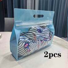 Beach Travel Swimming Storage Bag With Zipper Closure, Dry & Wet Separation, Portable Organizer For Wet And Dry Items - Multicolor - View 17