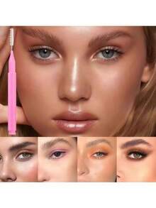 5 قطع فرشاة حواجب صغيرة للاستخدام مرة واحدة وأدوات رفع الحواجب، أمشاط تمديد الرموش، فرشاة تجعيد الرموش، إكسسوارات الرموش ومستلزمات المكياج - متعدد الألوان - مشاهدة 4